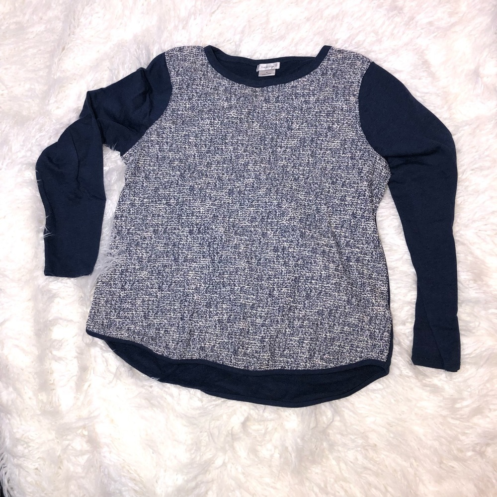 New Navy blue and cream Van Heusen sweater